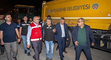 Malatya Büyükşehir'den 7/24 yol mesaisi