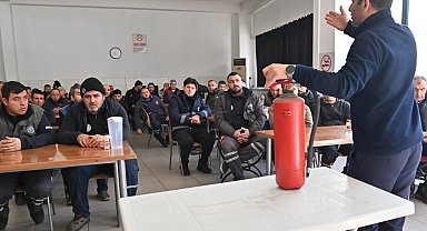 Manisa İtfaiyesi'nden üç ayda 62 bin 451 kişiye yangın eğitimi