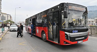 Manisa'da 1 Mayıs'ta toplu taşıma ücretsiz