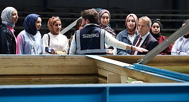 Sakarya'da öğretmen adayları suyun yolculuğuna tanıklık etti
