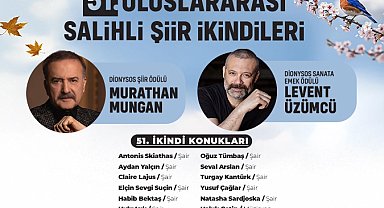 Uluslararası Salihli şiir ikindileri yeniden hayat buluyor