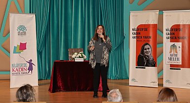 Yazar Müge İplikçi Nilüferli kadınlarla buluştu