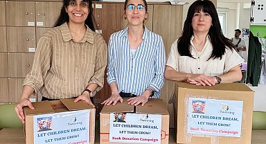 Bursa Gemlikli öğrencilerden Ergani'ye kitap desteği