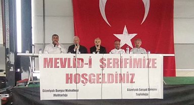 Bursa Mudanya'da şehitler için mevlit okutuldu