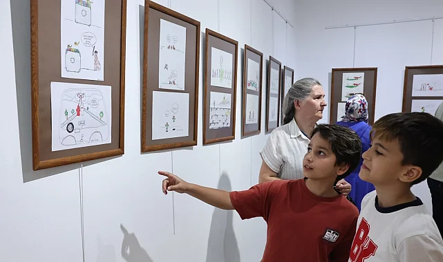 Bursa Nilüfer'de Karikatür Atölyesi'nde yıl sonu sergisi