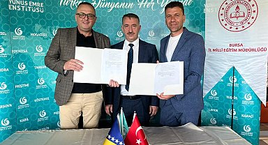 Kardeş okul bağları Bursa'dan Bosna Hersek'e uzandı