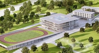 Kocaeli Çayırova'nın eğitim ve spor merkezi yükseliyor