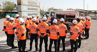 Konya Karatay'da afetlere karşı uygulamalı eğitim