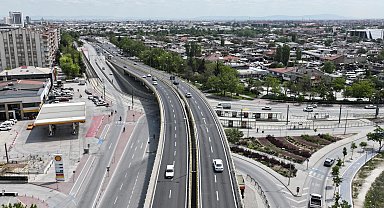 Konya'nın en yoğun kavşağında yeni asfalt