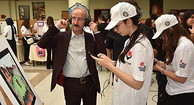 Manisa'da TÜBİTAK 4006 Bilim Fuarı'nda 16 proje sergilendi
