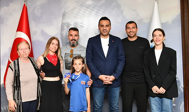 Türkiye'nin en hızlısı Güneş'e Çiğli'de Başkan Yıldız'dan destek