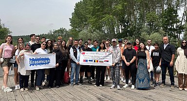 Uluslar arası öğrenciler Sakarya'nın doğasında unutulmaz bir gün yaşadı