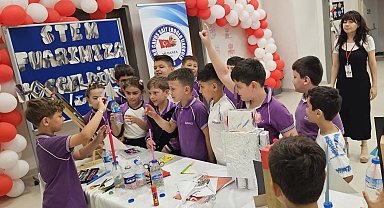 Bursa Mudanya'da minik mucitler STEM Fuarı'nda buluştu