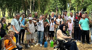 Kocaeli'de engelsiz gelecek için fidanlar umutla yeşeriyor