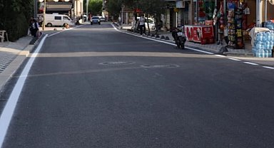 Kocaeli'de yol ve kaldırım yenileme çalışması tamamlandı