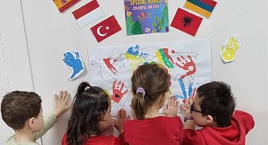 Özel çocuklar sanatla dünyayı renklendiriyor