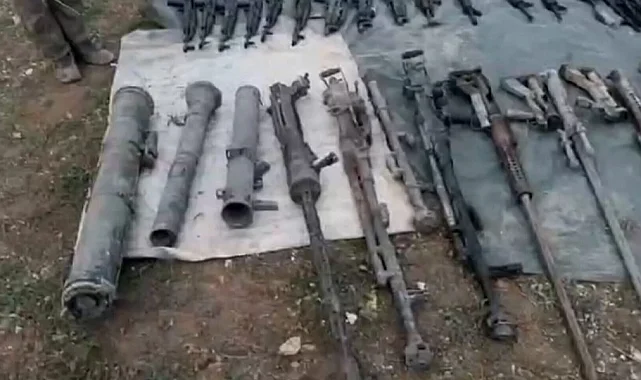 Pençe-Kilit'te teröristlere ait mağara imha edildi