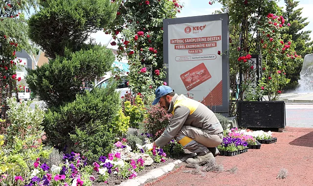 Ankara Keçiören'de parklara estetik dokunuş