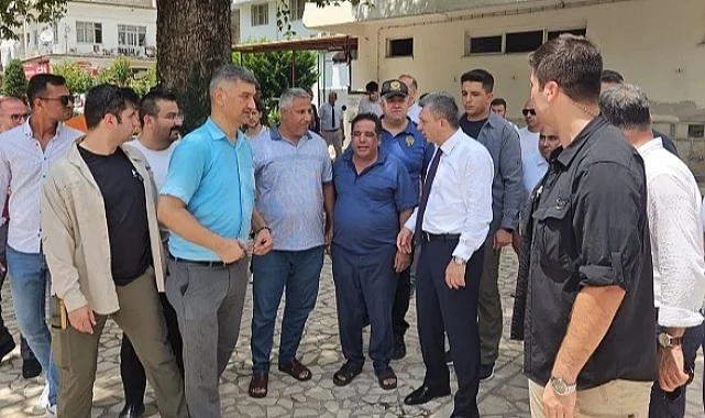 Antalya Valisi Şahin'den Kumluca yatırımlarına inceleme