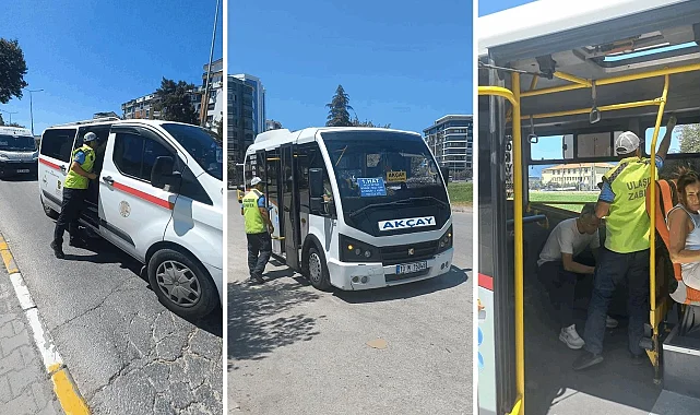Balıkesir Büyükşehir'den toplu taşımaya denetim