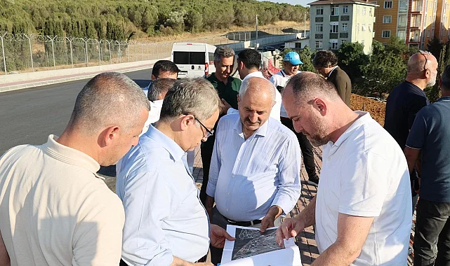 Başkan Büyükgöz ve Dr. Baraçlı projeleri yerinde inceledi