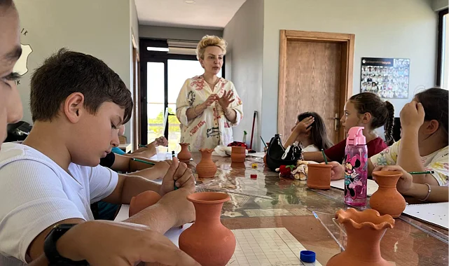 Bursa Nilüfer'de çocuklar arkeoloji ile tanışıyor