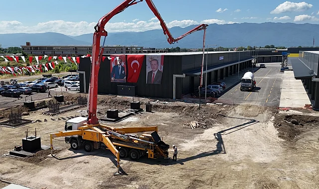Düzce'de Beltaş Sanayi Sitesi'nin yeni etaplarına temel