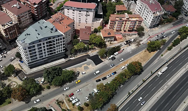 Gebze'de bağlantı yolları açılmaya devam ediyor