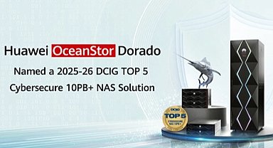Huawei OceanStor Dorado All-Flash Depolama, DCIG TOP 5 Siber Güvenlikli NAS çözümlerinden biri seçildi