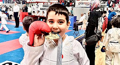 Keşanlı sporcu, Çorlu'daki yarışmada Türkiye Şampiyonu oldu