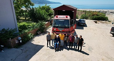 Safranbolu'daki orman yangınına Türkeli'den destek