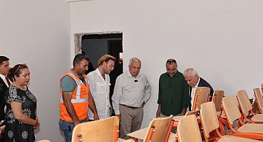 Bursa Nilüfer'de 23 Nisan'ın ilk devlet okulunda sona doğru