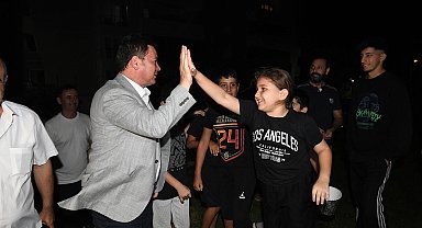 Bursa Osmangazi'de çocuklarla açık hava keyif