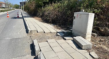 Düzce'de yeni kaldırım plansızlık kurbanı!