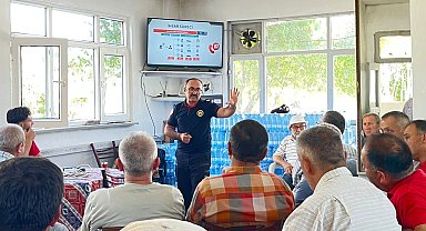 Kocaeli İtfaiyesi'nden yangınlara karşı farkındalık eğitimi