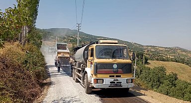 Manisa'dan ulaşım konforu için 13 bin ton asfalt