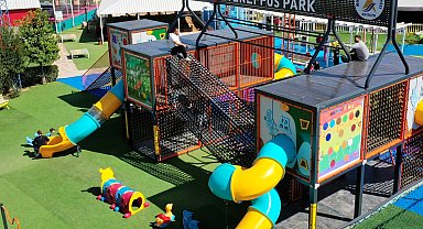 Yaz tatilinin renkli durağı: Teneffüs park 16 bin kişiyi ağırladı