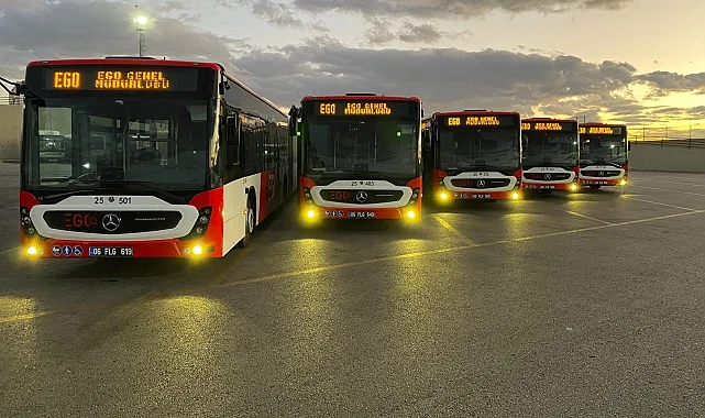 Ankara Büyükşehir'den Başkent'e 5 yeni otobüs