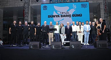 Barışın sesi Nilüfer'den yükseldi