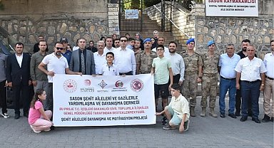 Batman Sason'da şehit ailelerine moral desteği