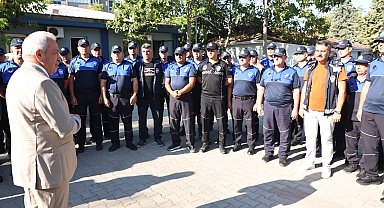 Bursa Nilüfer'de Başkan Özdemir Zabıta Teşkilatı ile buluştu