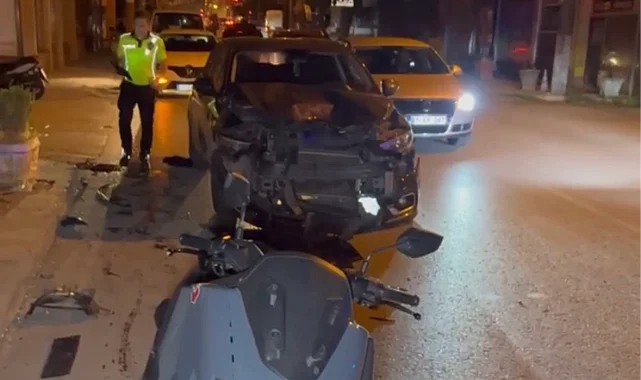 Düzce'de otomobil ile motosiklet çarpıştı: 2 yaralı