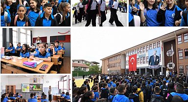 İlk ders 'yeşil vatan' temasıyla başladı