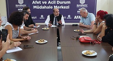 İstanbul Bakırköy'de muhtarlarla deprem hazırlık toplantısı