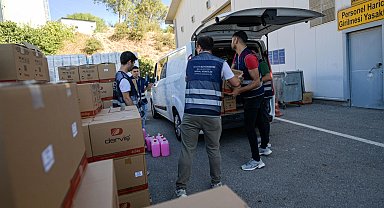 İzmir Büyükşehir'den okullara hijyen seti desteği