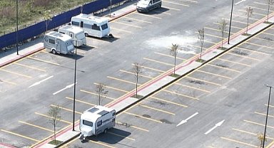 Kocaeli Kartepe'de karavan tutkunlarına güvenli park alanı