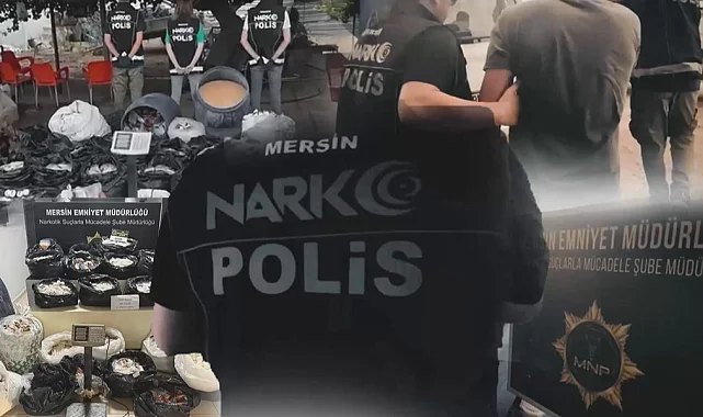 Mersin'de zehir tacirlerine darbe! 3,5 milyon uyuşturucu hap ele geçirildi