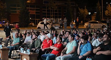 Nevşehir'de milli maç coşkusu