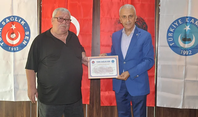 Türk Sağlık Sen Kocaeli Şubesi'nde hüzünlü veda