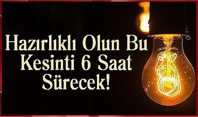 Türkeli’de programlı elektrik kesintisi